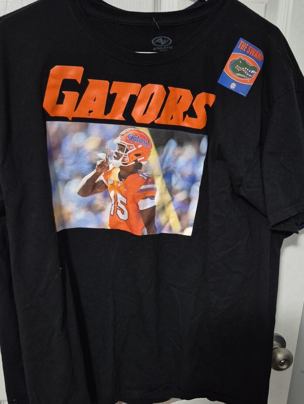 Gators Black T-Shirt with Orange Graphic